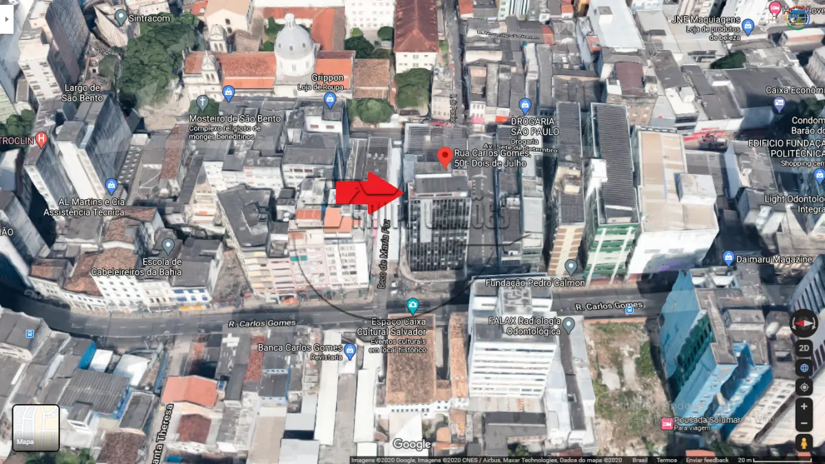 LOTE 003 - Edifício APLUB SALVADOR/BA + 10 vagas de garagem no Edifício Garagem SÃO CRISTÓVÃO - Salvador/BA