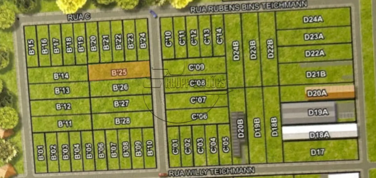 LOTE 032 - 02ª DATA | MATRÍCULA N° 49.070: Um terreno urbano, com 3.375,00 m² e sem benfeitorias, em Cachoeirinha/RS - Loteamento industrial Cruzeiro
