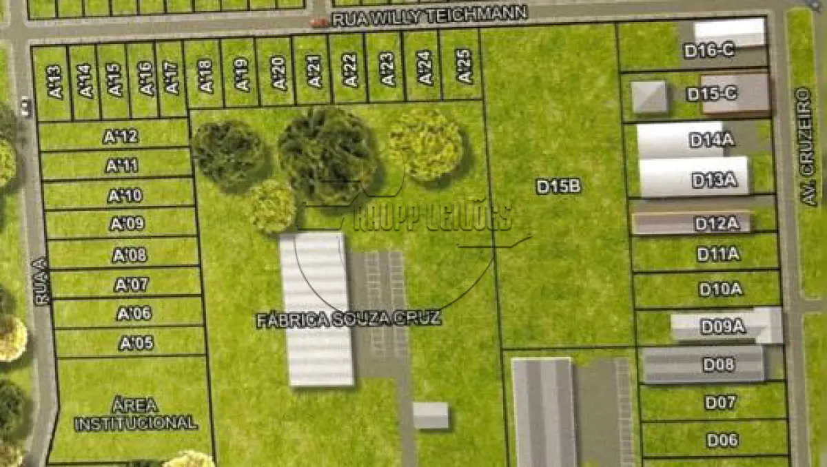 LOTE 022 - 02ª DATA | MATRÍCULA N° 49.038: Um terreno urbano, com 1.658,56 m² e sem benfeitorias, em Cachoeirinha/RS - Loteamento industrial Cruzeiro