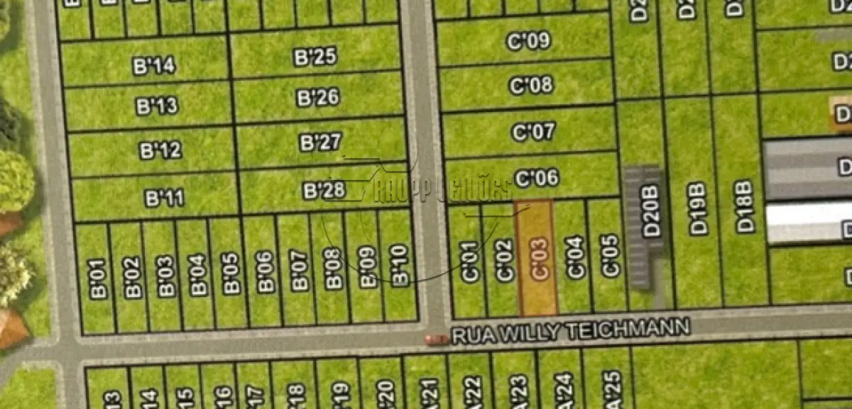 LOTE 006 - 02ª DATA | MATRÍCULA N° 49.076: Um terreno urbano, com 1.699,20 m² e sem benfeitorias, em Cachoeirinha/RS - Loteamento industrial Cruzeiro