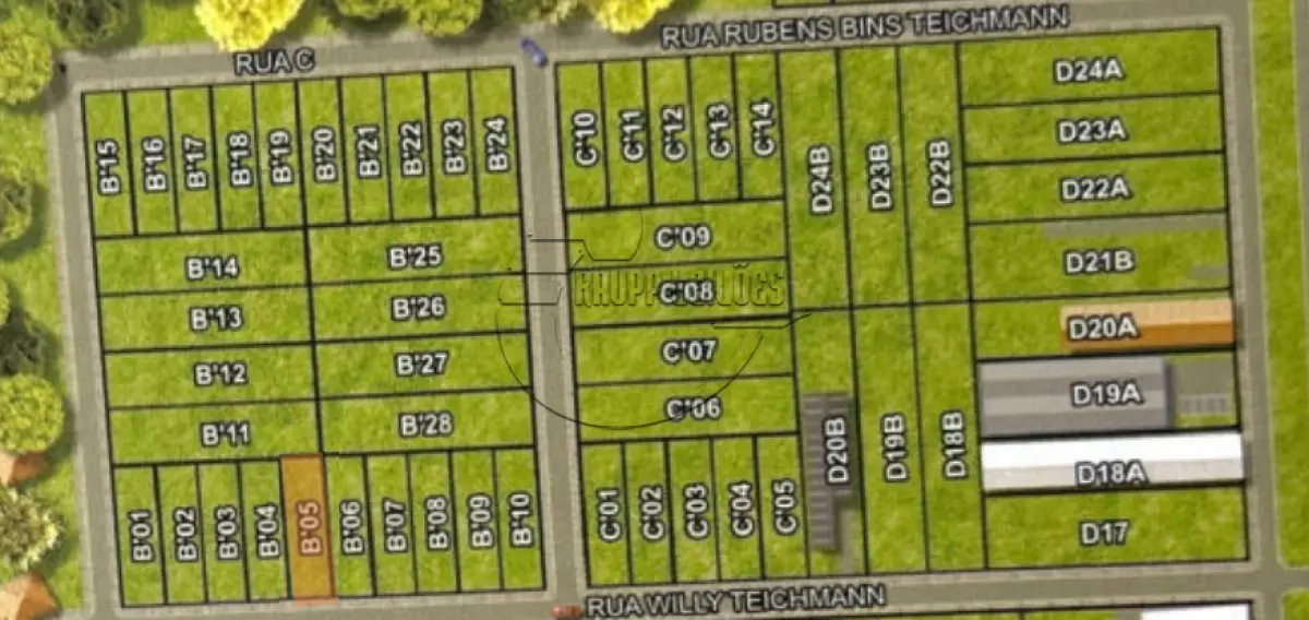 LOTE 027 - 02ª DATA | MATRÍCULA N° 49.050: Um terreno urbano, com 1.699,20 m² e sem benfeitorias, em Cachoeirinha/RS - Loteamento industrial Cruzeiro