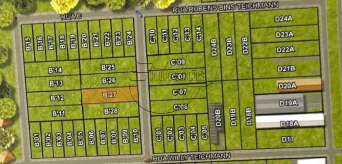 LOTE 034 - 02ª DATA | MATRÍCULA N° 49.072: Um terreno urbano, com 3.375,00 m² e sem benfeitorias, em Cachoeirinha/RS - Loteamento industrial Cruzeiro