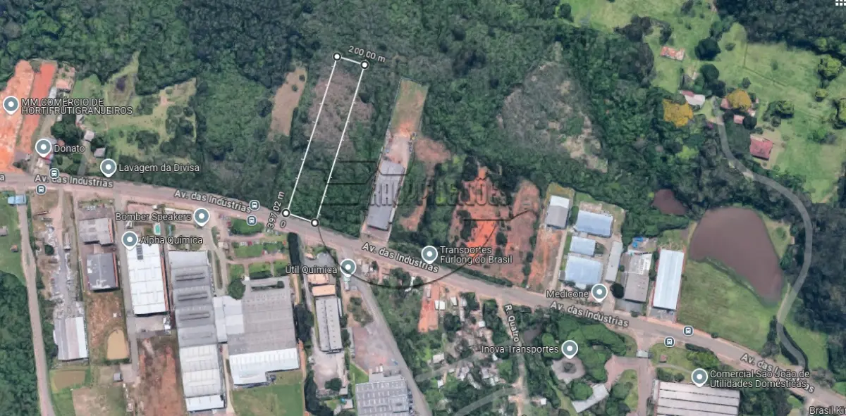LOTE 009 - 02ª DATA | MATRÍCULA N° 24.741: Um terreno urbano, com 5.055,58 m² e sem benfeitorias, em Cachoeirinha/RS - Loteamento industrial Cruzeiro