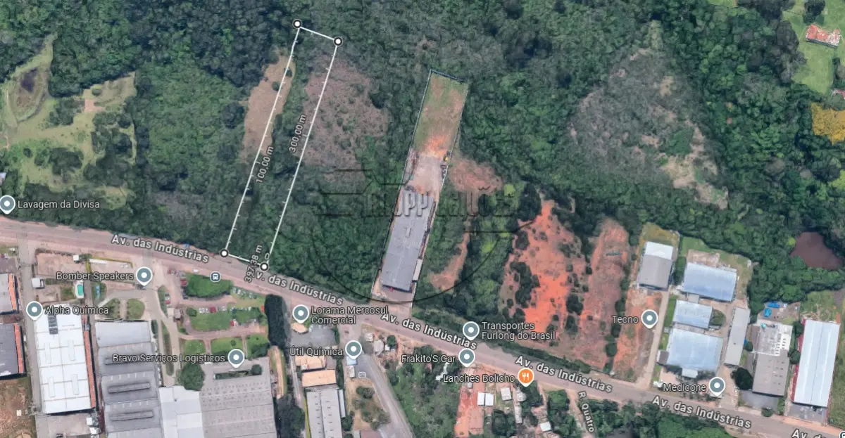 LOTE 010 - 02ª DATA | MATRÍCULA N° 24.742: Um terreno urbano, com 5.042,83 m² e sem benfeitorias, em Cachoeirinha/RS - Loteamento industrial Cruzeiro