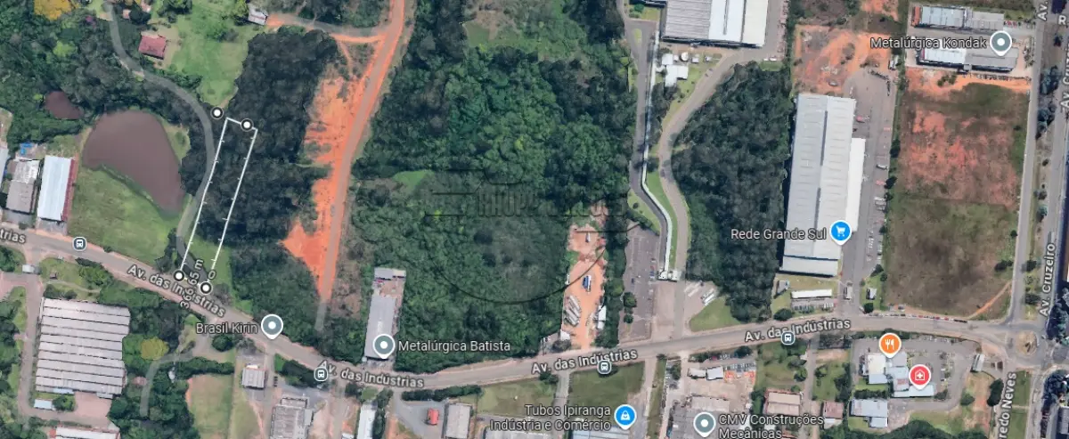 LOTE 006 - 02ª DATA | MATRÍCULA N° 24.726: Um terreno urbano, com 4.202,07 m² e sem benfeitorias, em Cachoeirinha/RS - Loteamento industrial Cruzeiro