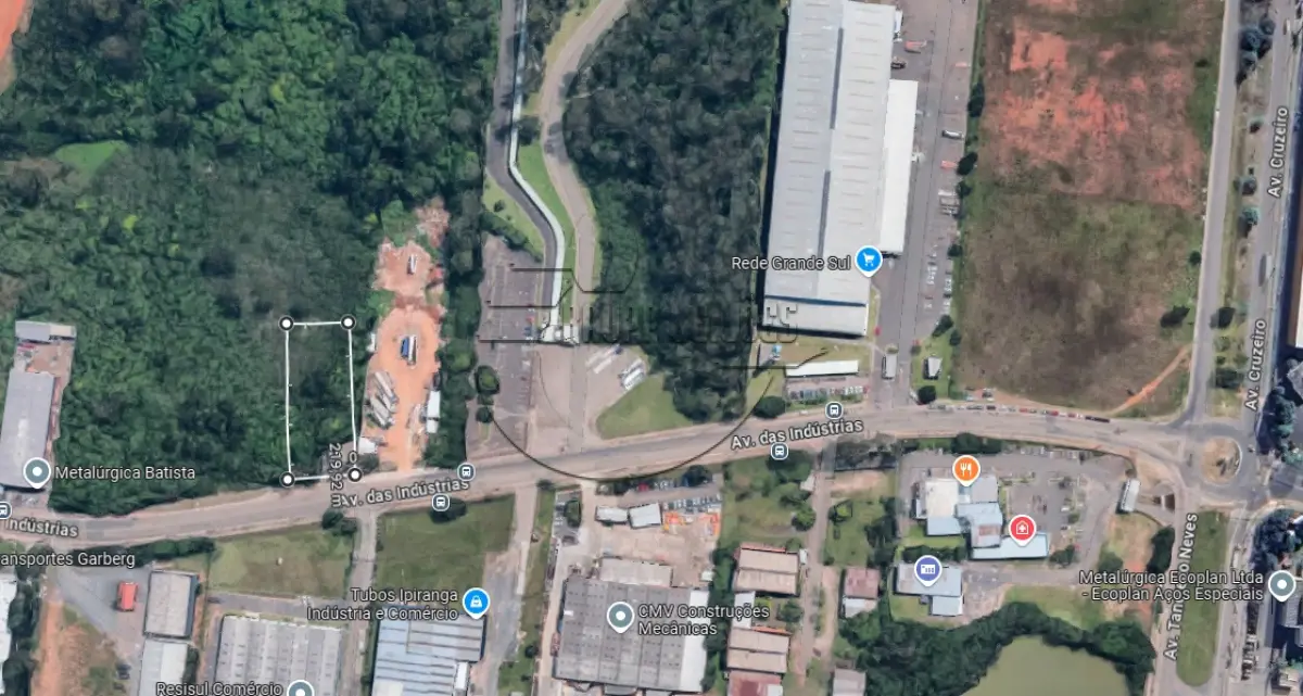 LOTE 012 - 02ª DATA | MATRÍCULA N° 49.019: Um terreno urbano, com 2.500,78 m² e sem benfeitorias, em Cachoeirinha/RS - Loteamento industrial Cruzeiro
