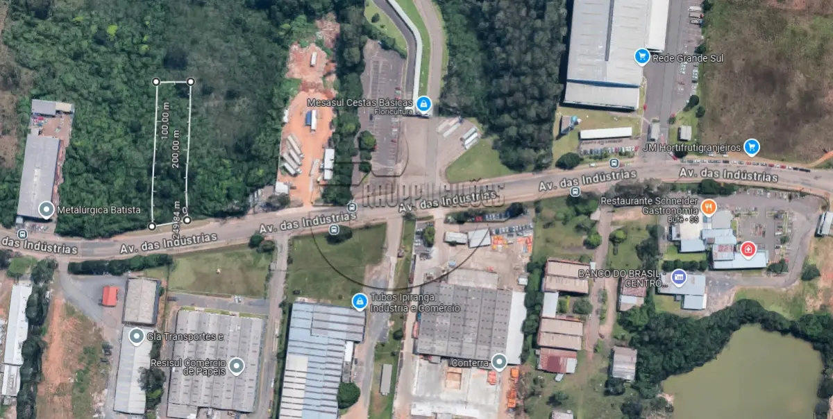 LOTE 014 - 02ª DATA | MATRÍCULA N° 49.021: Um terreno urbano, com 2.420,10 m² e sem benfeitorias, em Cachoeirinha/RS - Loteamento industrial Cruzeiro