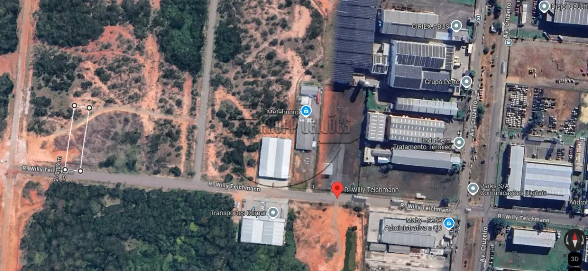 LOTE 026 - 02ª DATA | MATRÍCULA N° 49.049: Um terreno urbano, com 1.699,20 m² e sem benfeitorias, em Cachoeirinha/RS - Loteamento industrial Cruzeiro