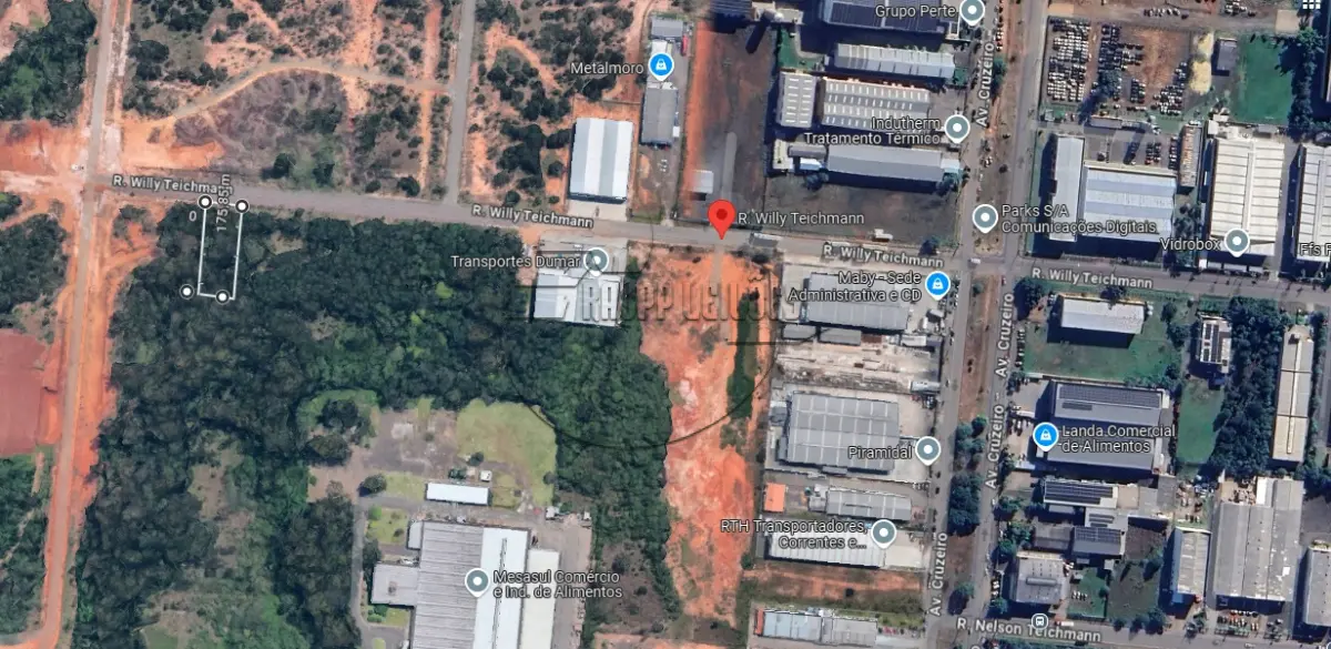 LOTE 018 - 02ª DATA | MATRÍCULA N° 49.034: Um terreno urbano, com 1.514,63 m² e sem benfeitorias, em Cachoeirinha/RS - Loteamento industrial Cruzeiro
