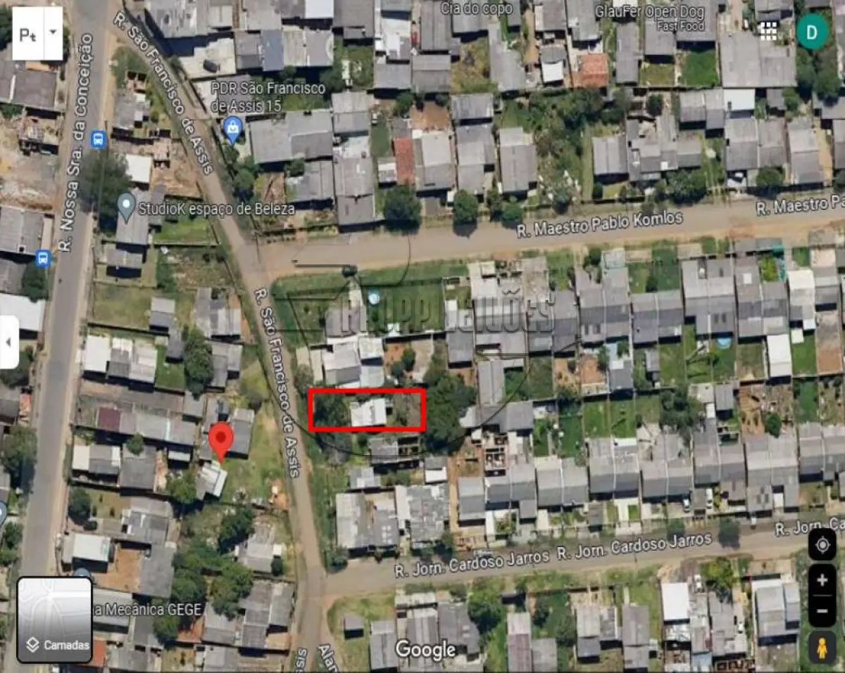 LOTE 008 - 02ª DATA | (ALVORADA/RS) Um terreno de 338,92m², com uma casa de madeira não averbada na matrícula