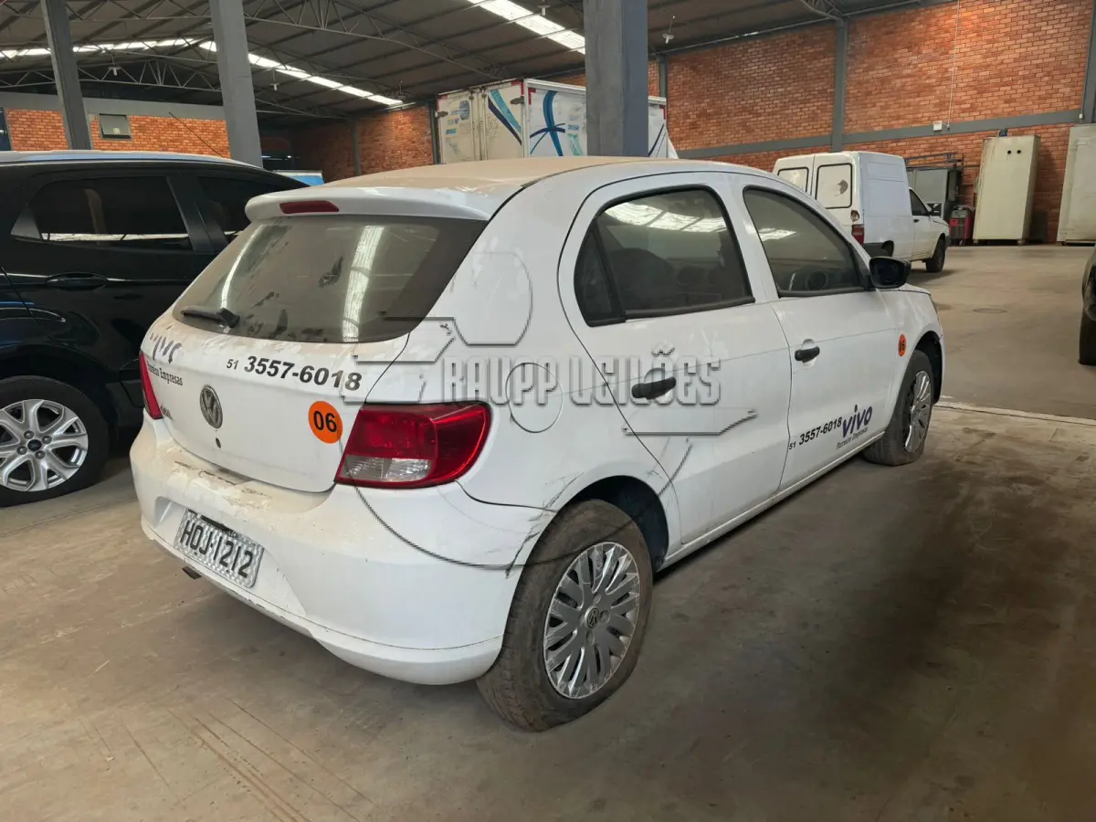 LOTE 013 - Um veículo marca/modelo: VW/GOL 1.0, ano/modelo: 2011/2011