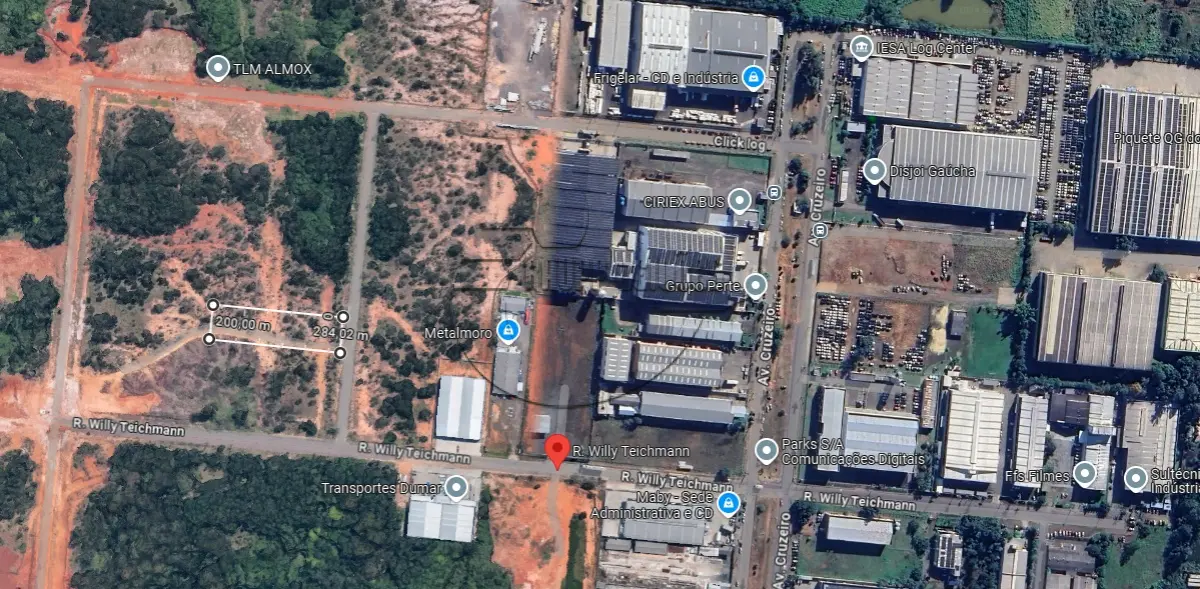 LOTE 035 - 02ª DATA | MATRÍCULA N° 49.073: Um terreno urbano, com 3.375,00 m² e sem benfeitorias, em Cachoeirinha/RS - Loteamento industrial Cruzeiro