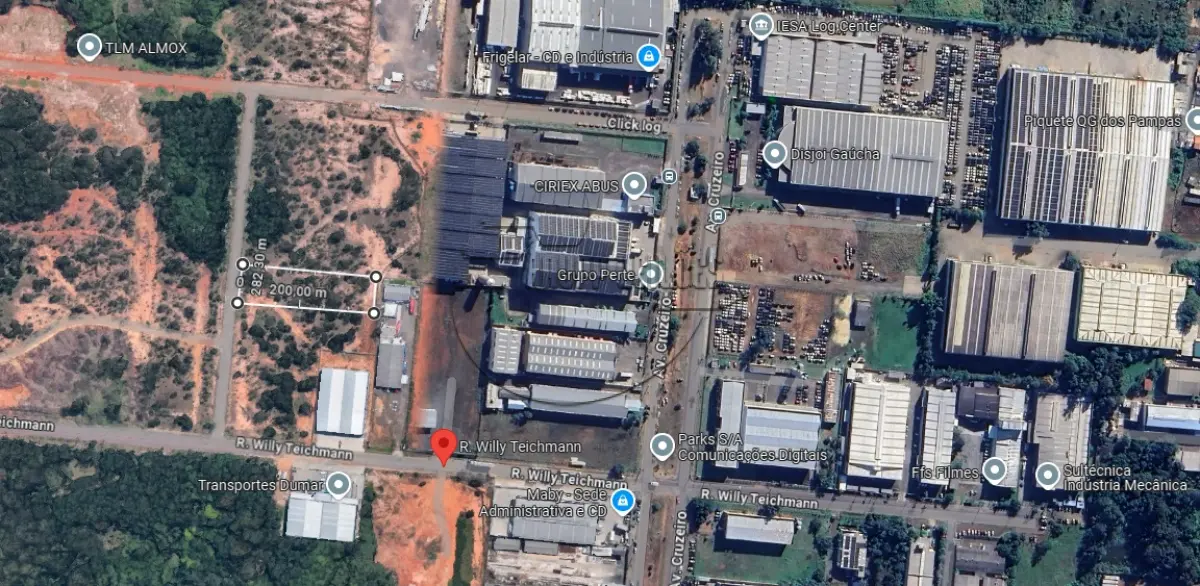 LOTE 037 - 02ª DATA | MATRÍCULA N° 49.080: Um terreno urbano, com 3.385,90 m² e sem benfeitorias, em Cachoeirinha/RS - Loteamento industrial Cruzeiro
