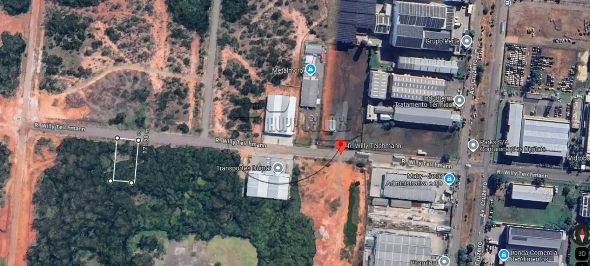 LOTE 020 - 02ª DATA | MATRÍCULA N° 49.036: Um terreno urbano, com 1.655,79 m² e sem benfeitorias, em Cachoeirinha/RS - Loteamento industrial Cruzeiro