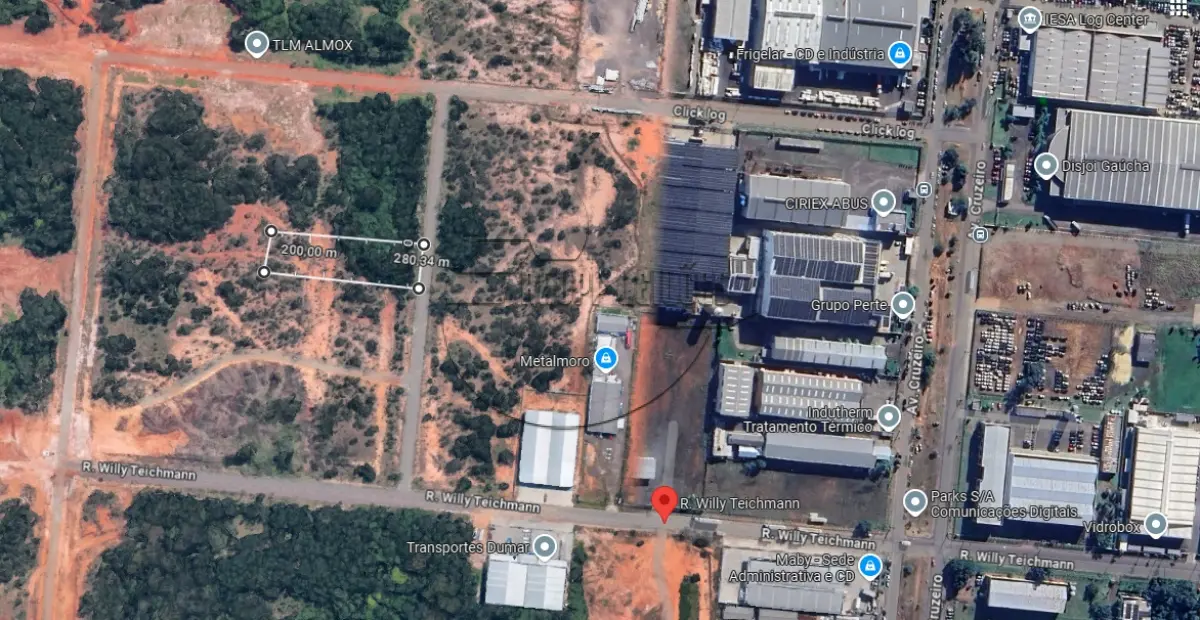 LOTE 033 - 02ª DATA | MATRÍCULA N° 49.071: Um terreno urbano, com 3.375,00 m² e sem benfeitorias, em Cachoeirinha/RS - Loteamento industrial Cruzeiro