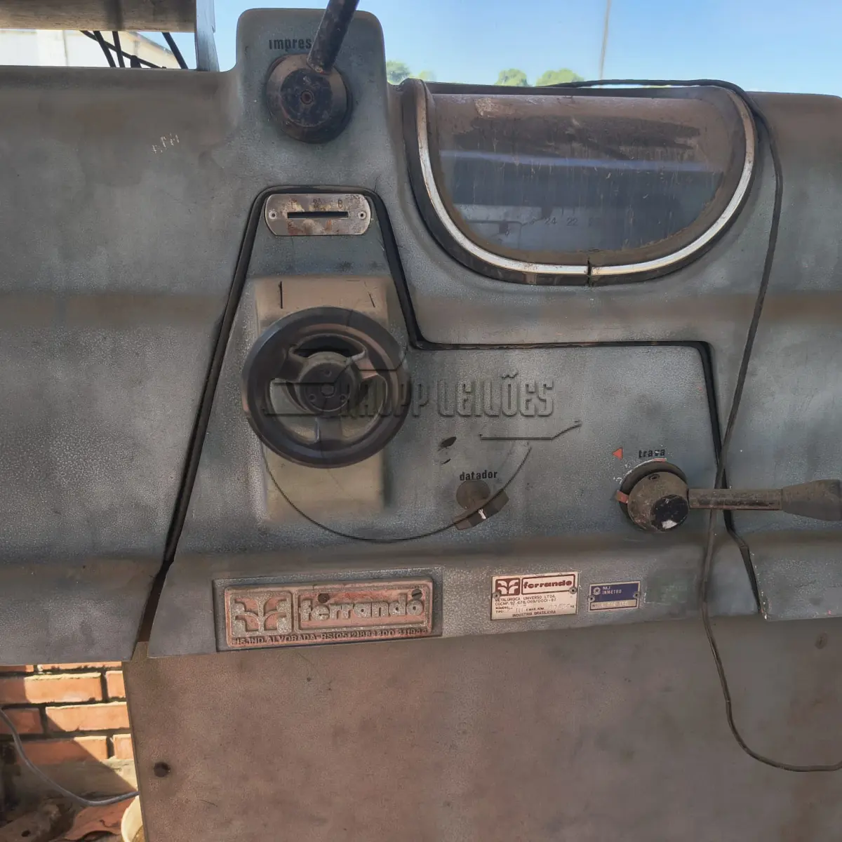 LOTE 019 - 03ª DATA | Uma balança rodoviária Filizola