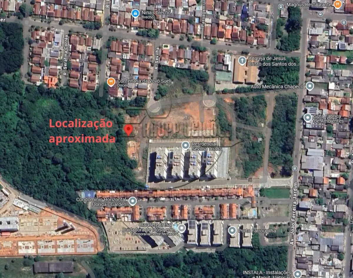 LOTE 004 - (PORTO ALEGRE/RS) Um terreno com área superficial de 12.744.69m², no Bairro Parque Santa Fé