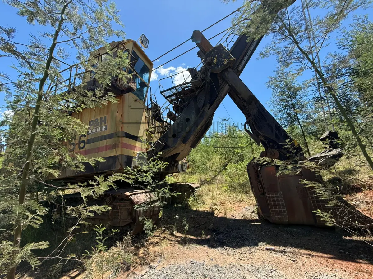 LOTE 032 - (Unidade de CANDIOTA/RS) Uma escavadeira elétrica a cabo, marca P&H, mod. 1600-KE-0086