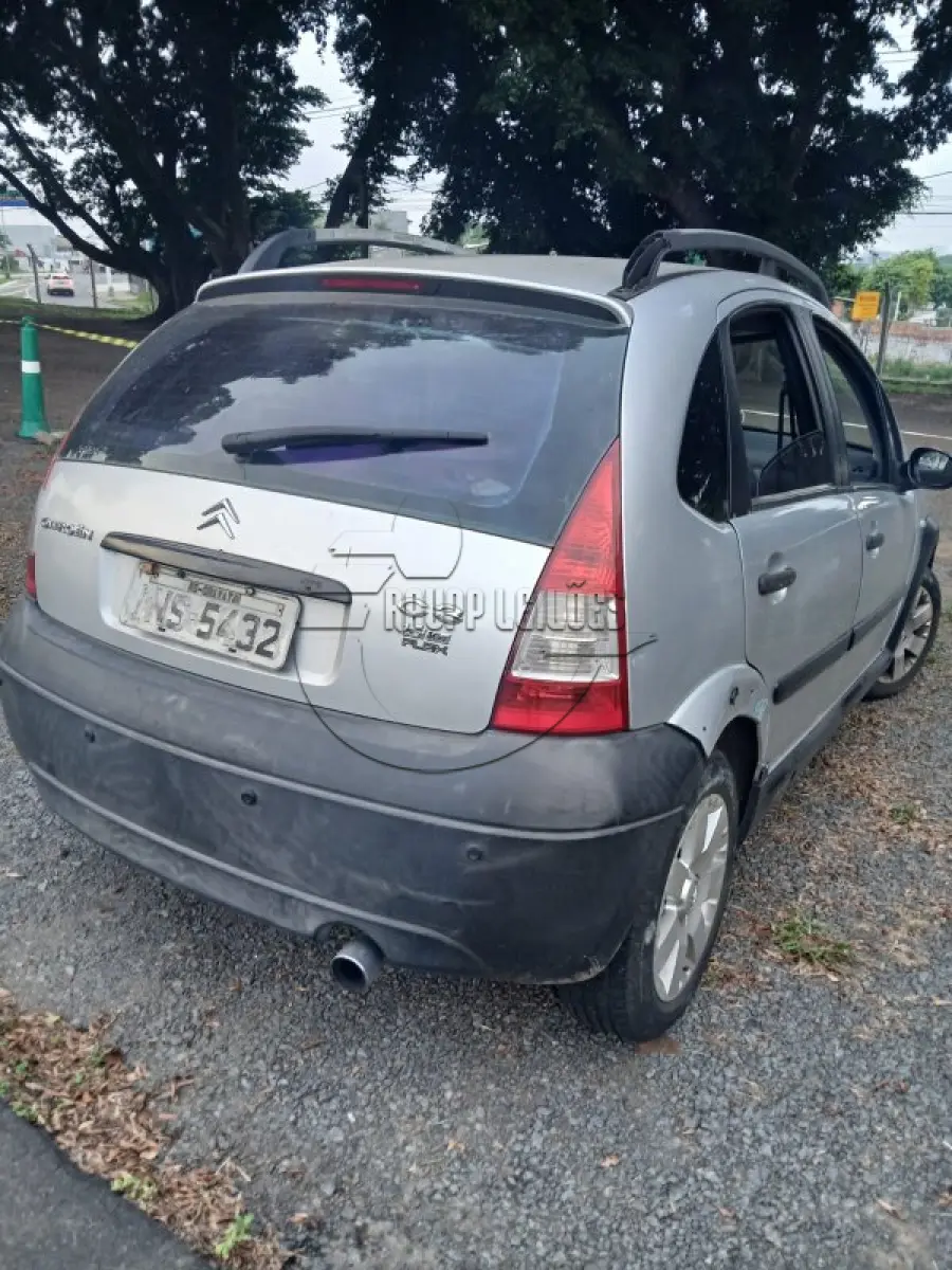 LOTE 016 - Veículo Citroen/C3 XTR 16 FLEX, ano/mod 2006/2007