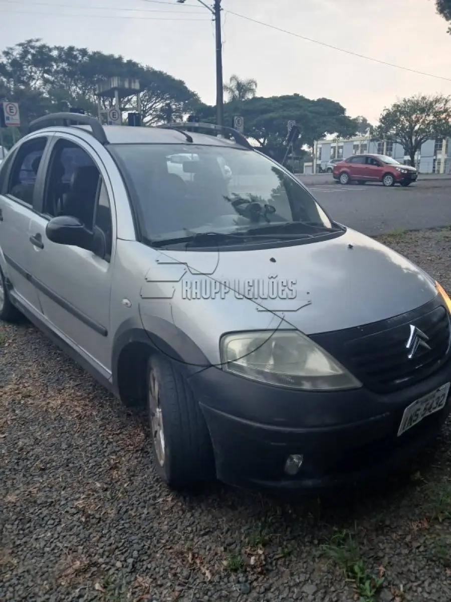 LOTE 016 - Veículo Citroen/C3 XTR 16 FLEX, ano/mod 2006/2007