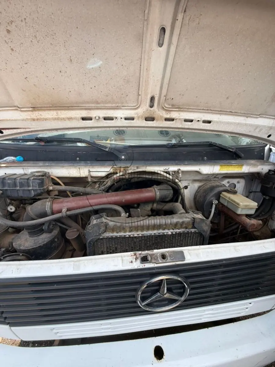 LOTE 003 - Um caminhão MERCEDES BENZ 709,  ano/modelo 1989/1990, c/ motor funcionando