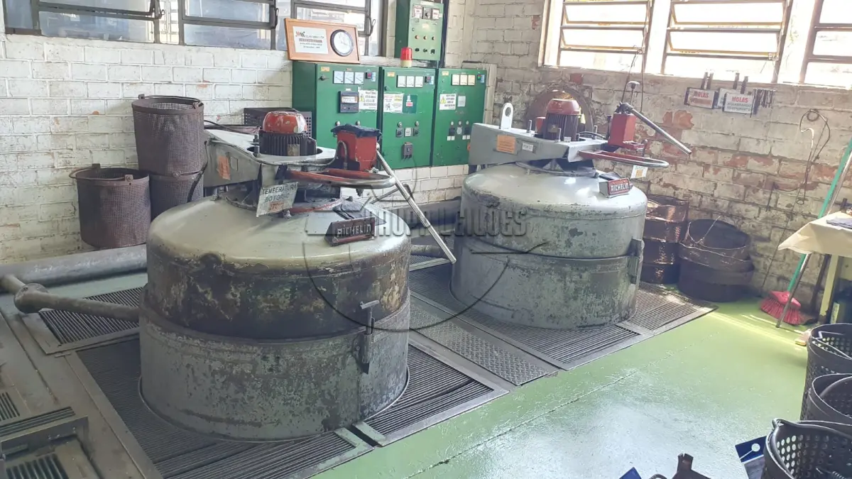 LOTE 006 - **Forno de revenir molas, marca AICHELIN, modelo DZLE 50/80
