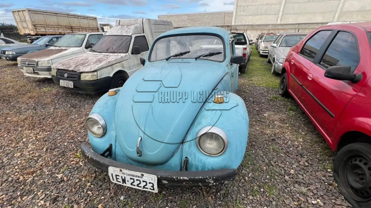 LOTE 005 - Veículo VW/FUSCA 1500, ano/mod 1974/1974