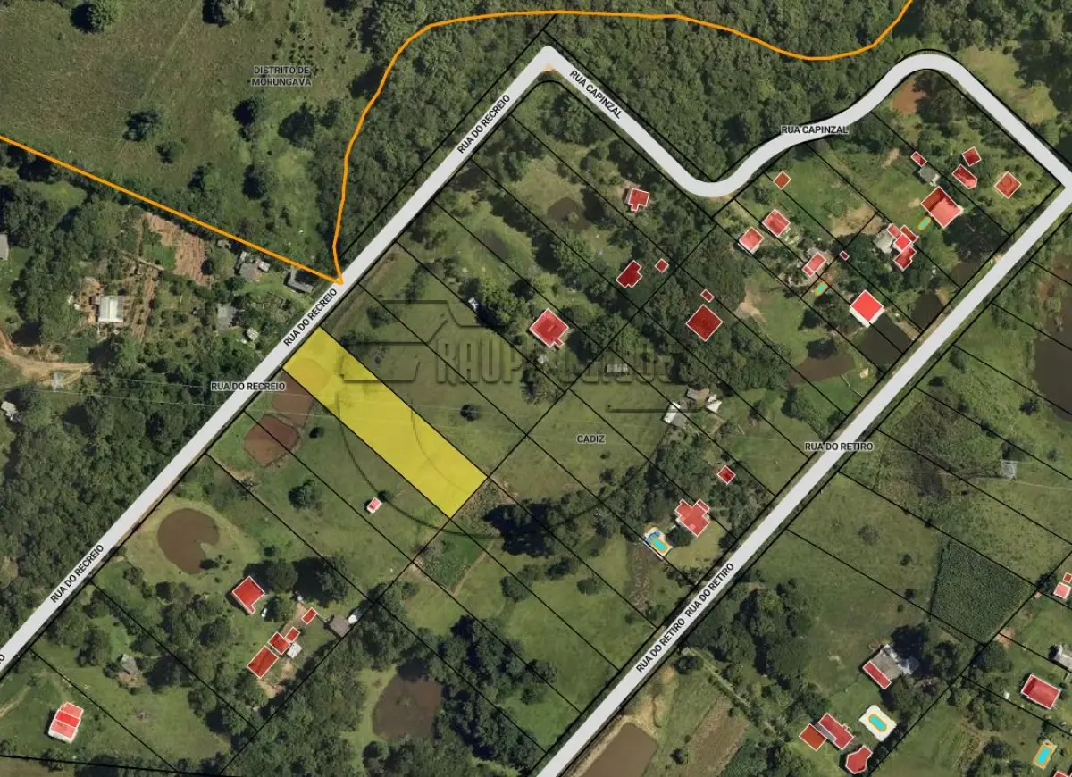 LOTE 007 - **(GRAVATAÍ/RS) Um terreno de 2.500,00m², no Loteamento Cadiz