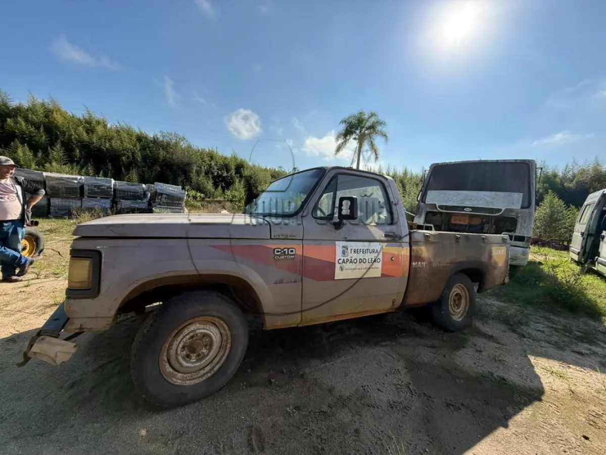 LOTE 008 - Veículo GM CHEVROLET C10 CUSTOM, ano/mod 1988/1988