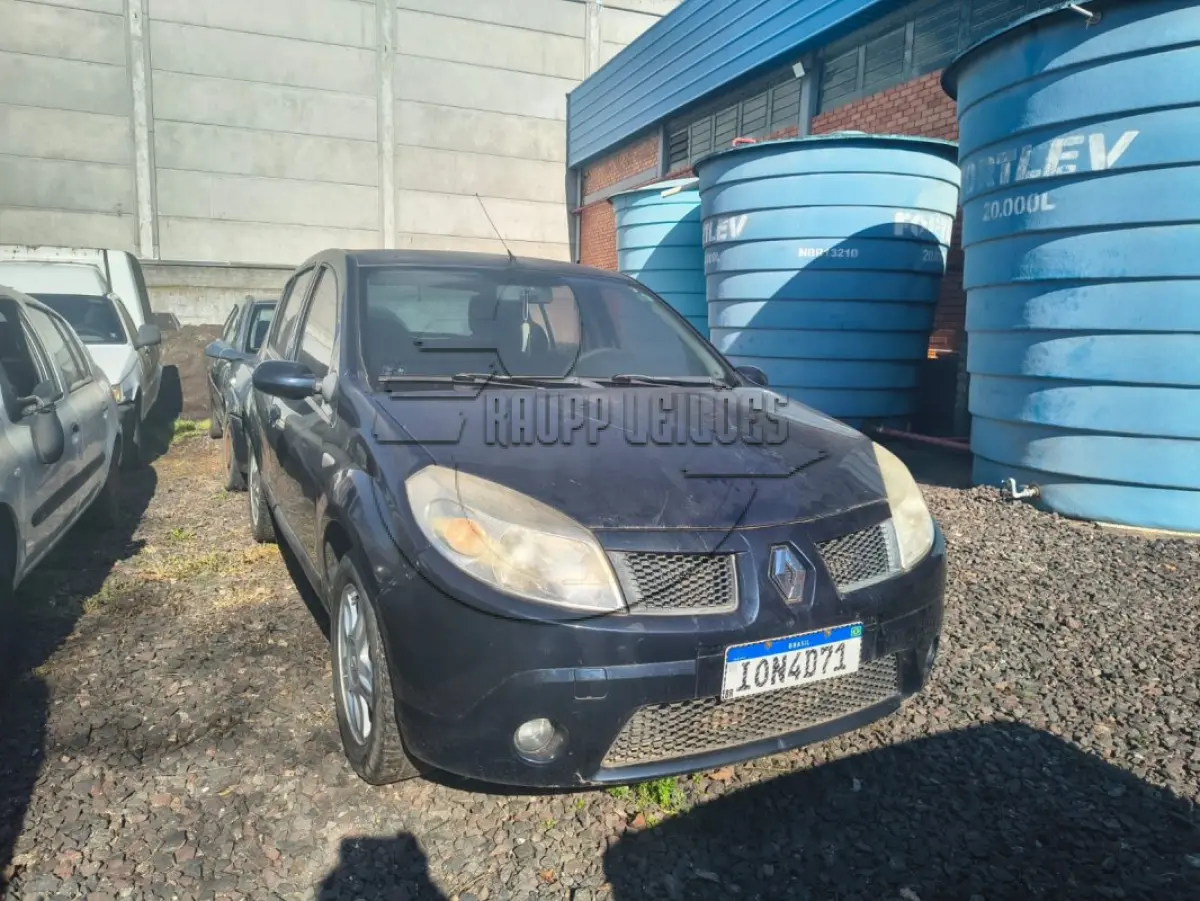 LOTE 001 - Veículo RENAULT/SANDERO PRI1616V, ano/mod 2008/2008