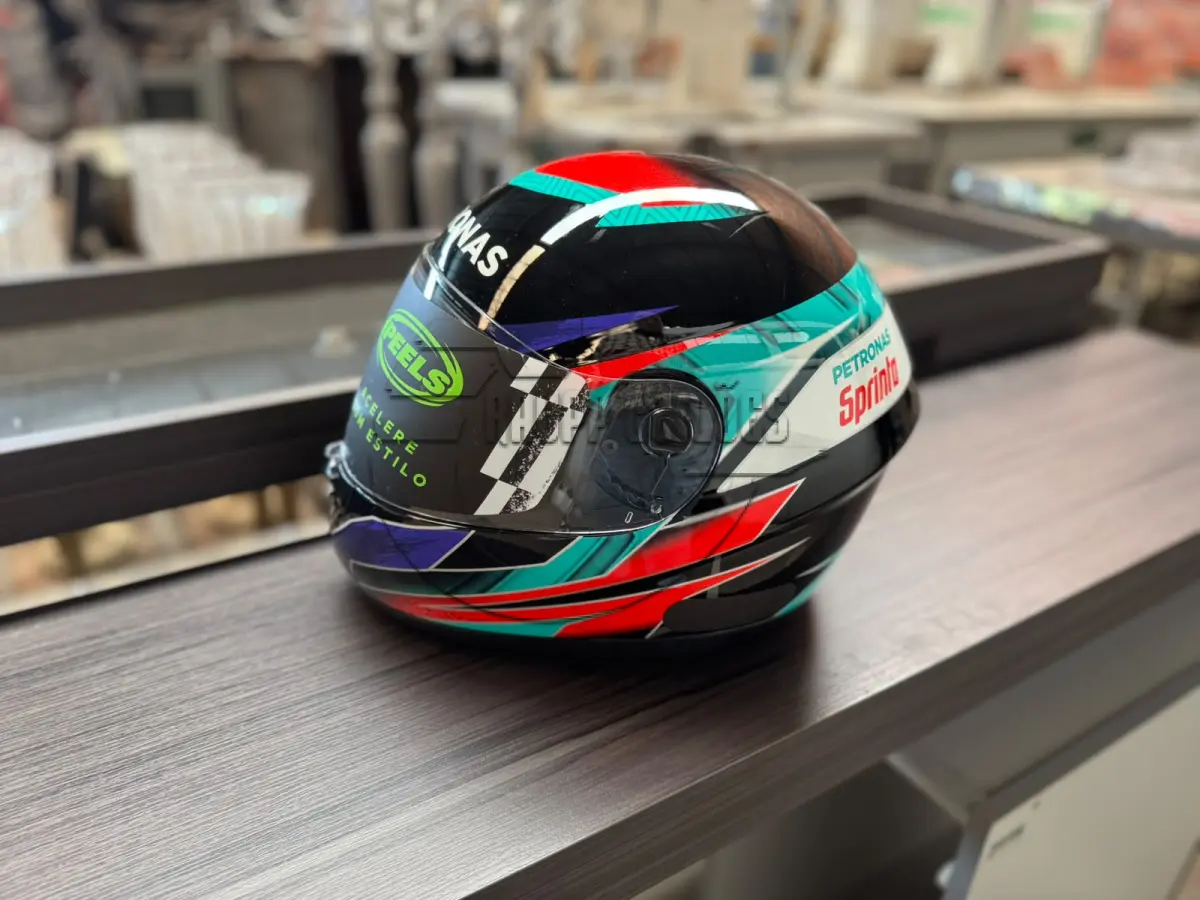 LOTE 004 - Capacete Integral Esportivo Petronas Sprinta