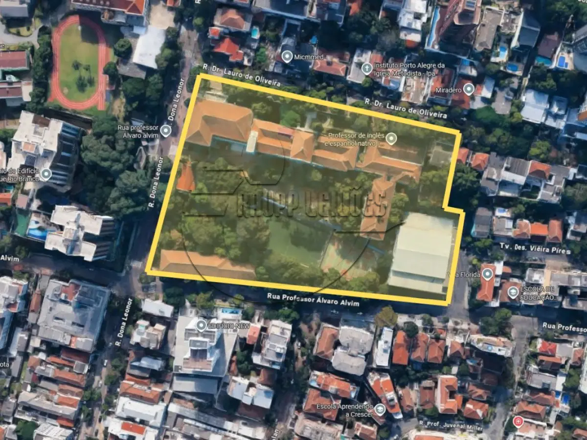 LOTE 001 - (PORTO ALEGRE/RS) Prédio c/ área construída de 13.296,00m², no Bairro Rio Branco (ANTIGO COLÉGIO AMERICANO)