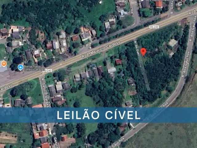 LEILÃO JUDICIAL - UM TERRENO NA RS-240, EM PORTÃO/RS