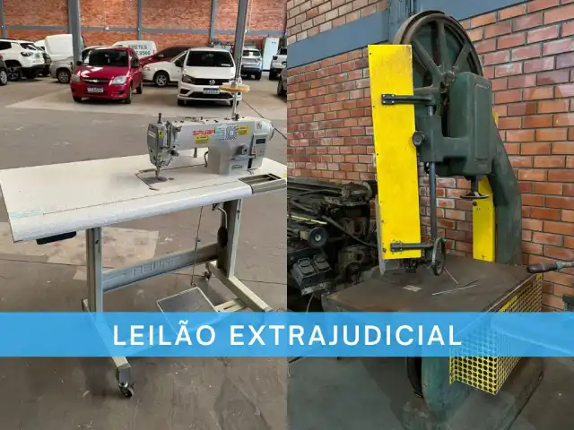 LEILÃO EXTRAJUDICIAL - MOBILIÁRIOS, MÁQUINAS, ENTRE OUTROS