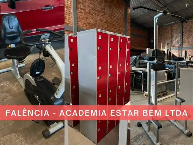 LEILÃO JUDICIAL - APARELHOS DE ACADEMIA E BENS DIVERSOS