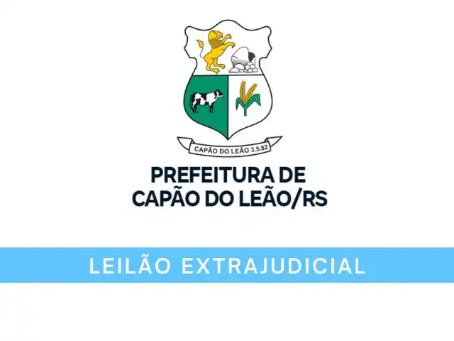 LEILÃO EXTRAJUDICIAL - IMÓVEL - MAQUINÁRIOS - VEÍCULOS - SUCATAS
