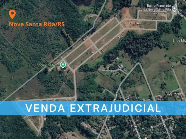 LEILÃO EXTRAJUDICIAL - TERRENO EM NOVA SANTA RITA/RS
