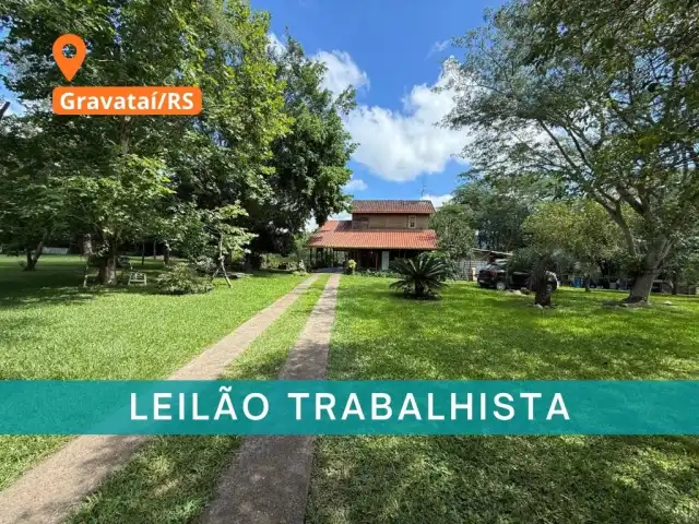 LEILÃO JUDICIAL -  ÁREA DE TERRAS DE 12.090,00M², EM GRAVATAÍ/RS