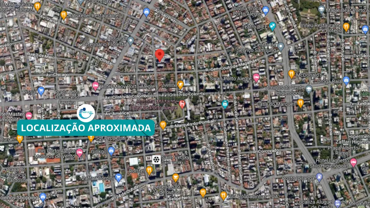 LOTE 005 - (PORTO ALEGRE/RS) O espaço de estacionamento n° 24 do Edifício Pierre Lescot, c/ 12,00m², no Bairro São João, em Porto Alegre/RS