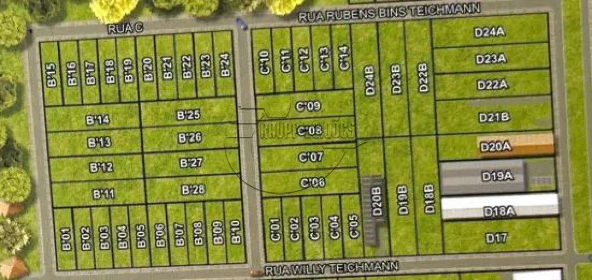 LOTE 023 - 02ª DATA | MATRÍCULA N° 49.046: Um terreno urbano, com 1.699,20 m² e sem benfeitorias, em Cachoeirinha/RS - Loteamento industrial Cruzeiro