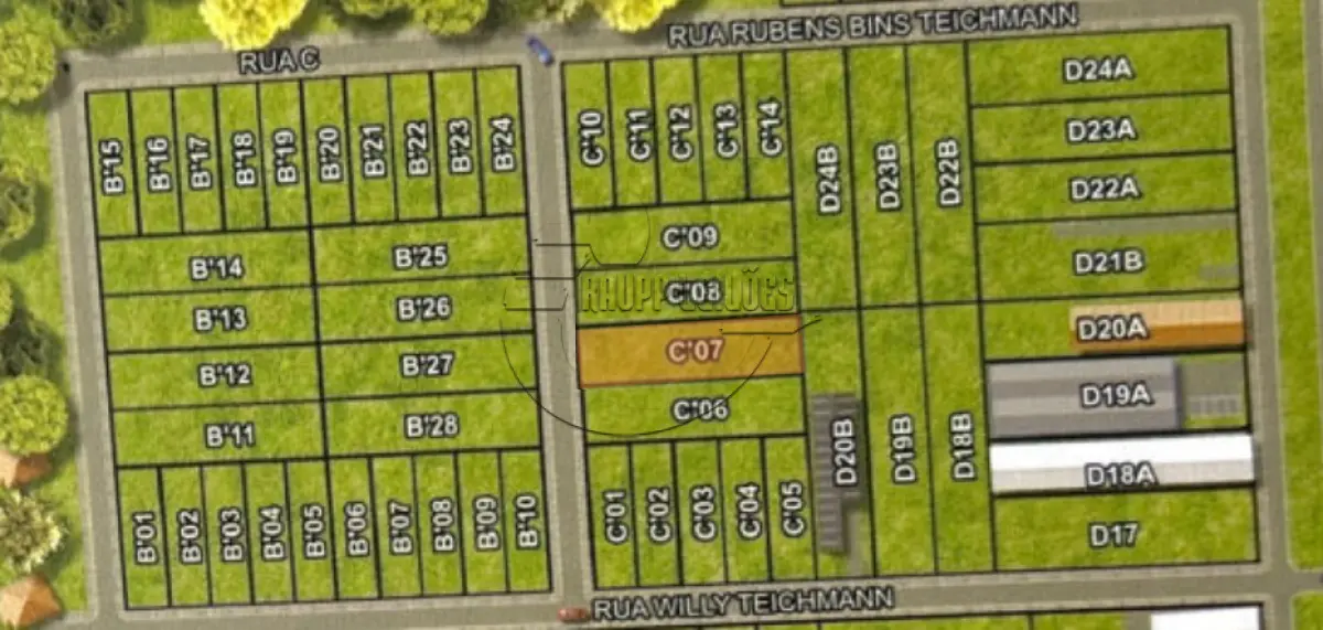 LOTE 037 - 02ª DATA | MATRÍCULA N° 49.080: Um terreno urbano, com 3.385,90 m² e sem benfeitorias, em Cachoeirinha/RS - Loteamento industrial Cruzeiro