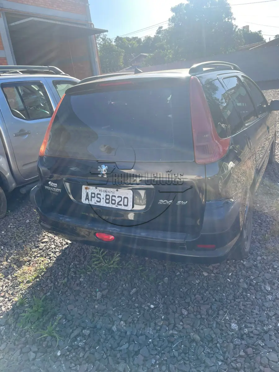 LOTE 001 - Um veículo PEUGEOT/206 SW14 PRES FX, ano e modelo 2008/2008