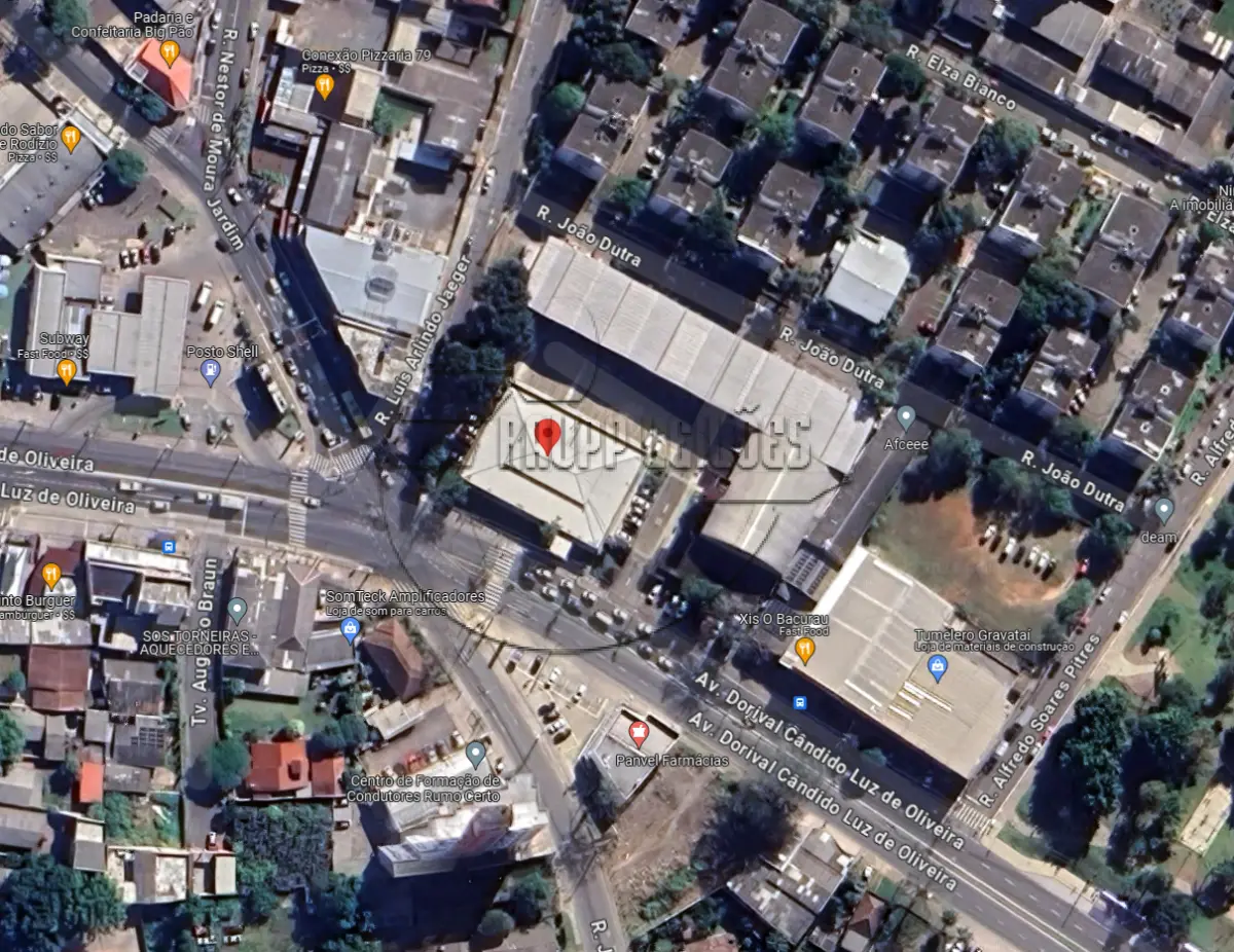 LOTE 003 - (GRAVATAÍ/RS) Um terreno de 6.189,93m², c/ benfeitorias de 3.500,00m² - Bairro Centro (SEDE DA RGE)