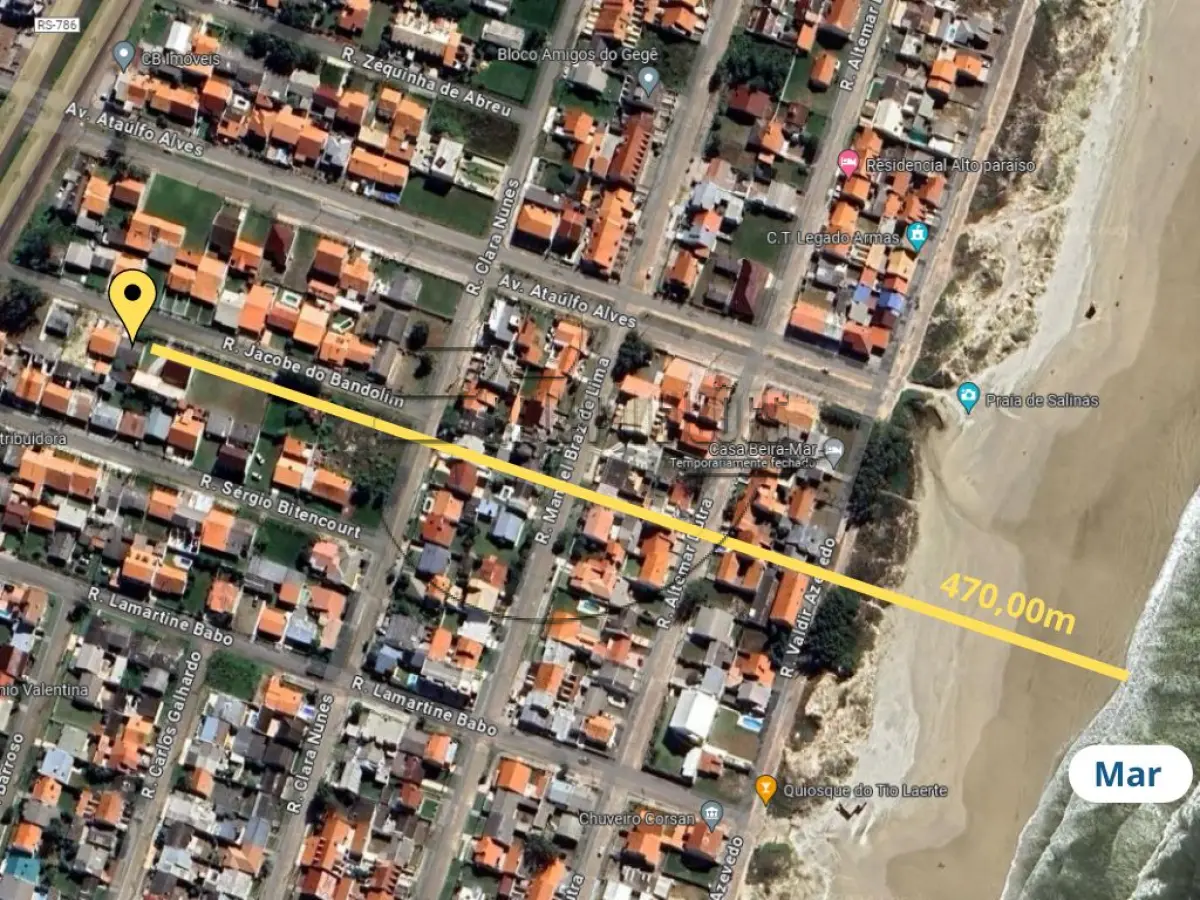 LOTE 010 - (CIDREIRA/RS) Uma casa em alvenaria, c/ área de 76,00m²