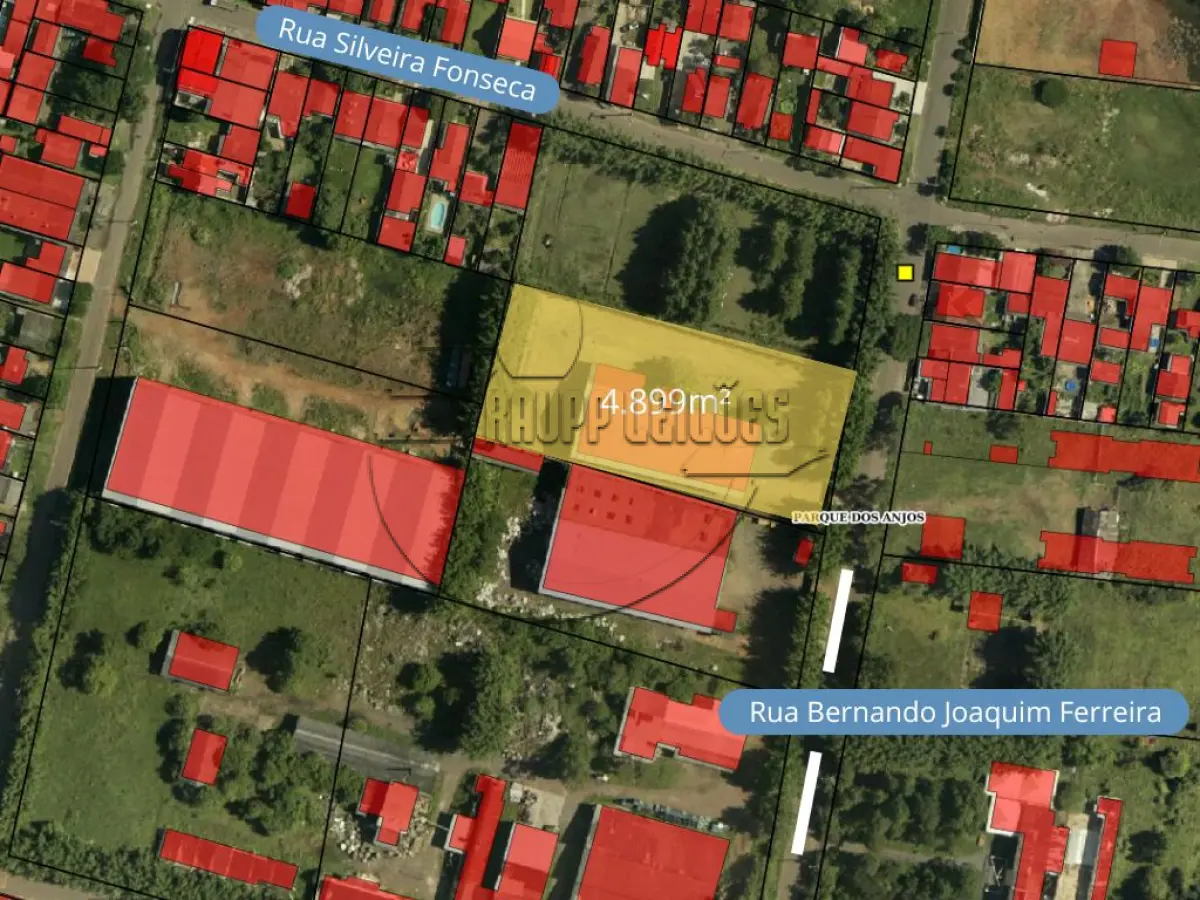 LOTE 003 - (GRAVATAÍ/RS) Um terreno de 4.899,m², c/ um pavilhão de aprox. 1.120m² - Bairro Parque dos Anjos