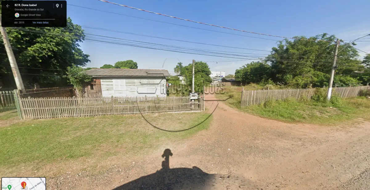 LOTE 006 - (GRAVATAÍ/RS) Um terreno de aprox. 2.320,00m, c/ benfeitorias,  no Bairro Barnabé