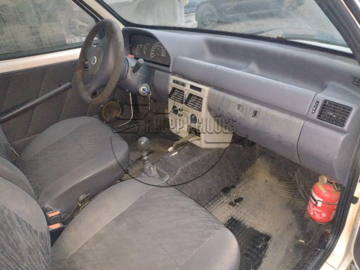 LOTE 014 - 02ª DATA | Um automóvel FIAT UNO MILLE FIRE FLEX, ano 2008/2008