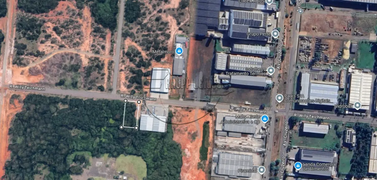 LOTE 003 - MATRÍCULA N° 49.041: Um terreno urbano, com 1.662,69 m² e sem benfeitorias, em Cachoeirinha/RS - Loteamento industrial Cruzeiro