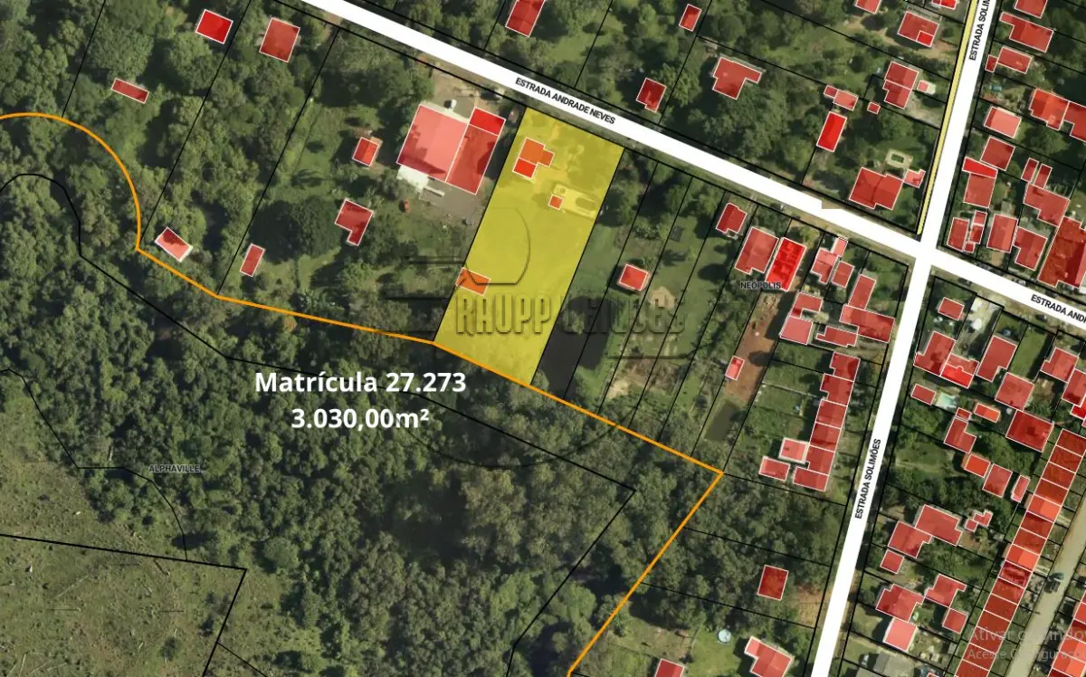 LOTE 002 - 02ª DATA | (GRAVATAÍ/RS) 03 terrenos contíguos, somando aprox. 5.046,00m², no Bairro Neópolis