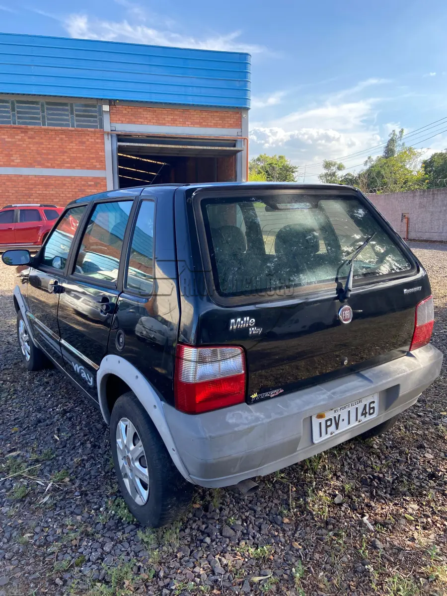 LOTE 023 - Veículo FIAT/UNO MILLE WAY ECON, ano/modelo 2009/2010